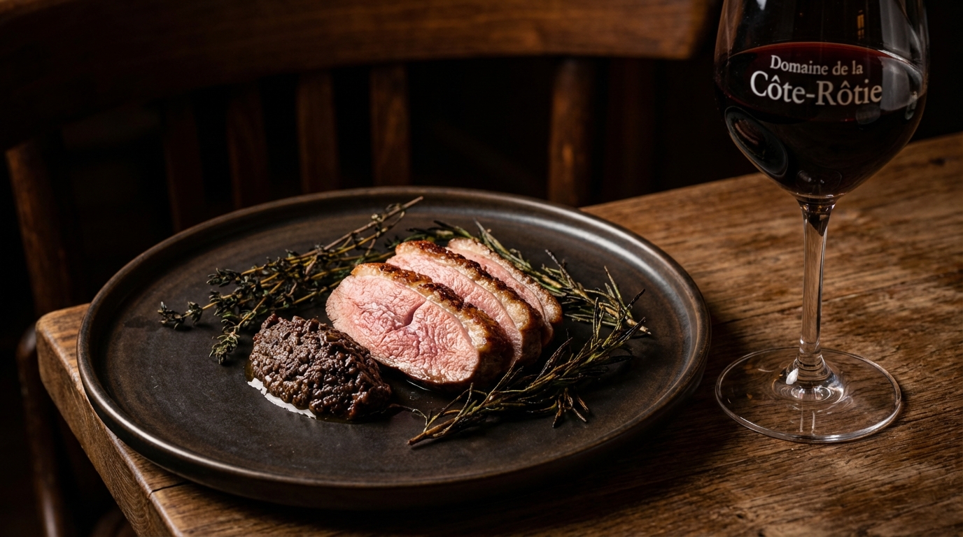 découvrez quels plats s'accordent parfaitement avec une côte-rôtie pour sublimer cette célèbre appellation lyonnaise de vin rouge.